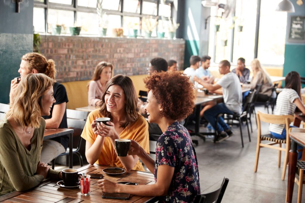 where to meet potential partners in real life coffee shop